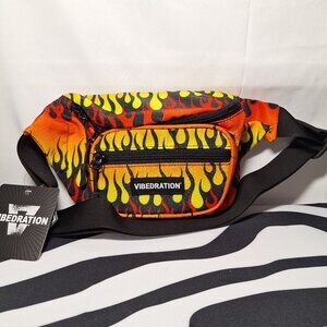 NWT Vibedration Sling/Fanny Pack -Flames